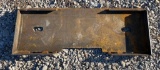 Blank Skid Steer Plate