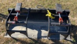 Unused All-Star 72in Skid Steer Grapple Bucket