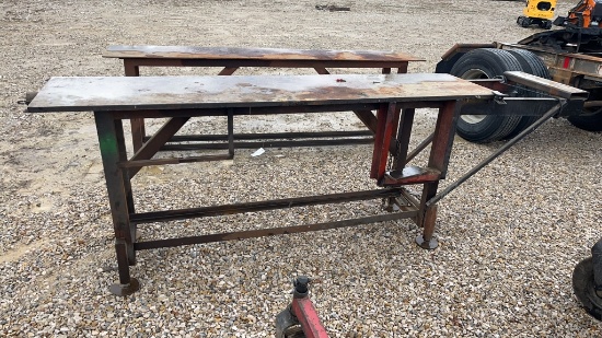 22"x122” Steel Workbench