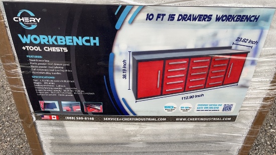 New 10ft 15 Drawers Workbench