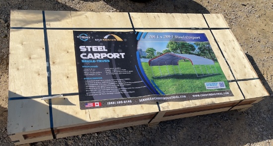 Gold Mountain 20ft x 20ft Steel Carport