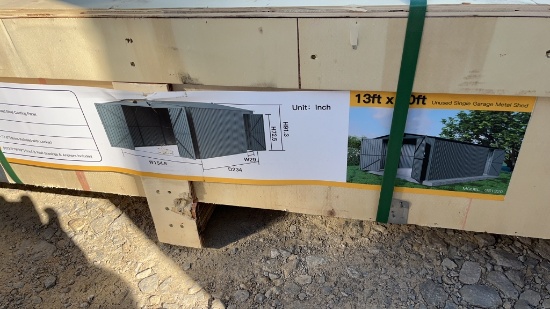13ft x 20ft Metal Shed