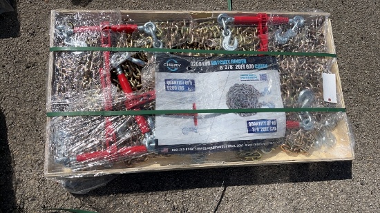 9200lbs Ratchet Binder & 3/8" 20ft G70 Chain