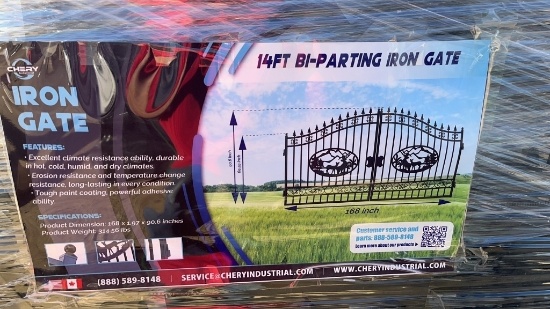 Greatbear 14ft Bi-Parting Iron Gate