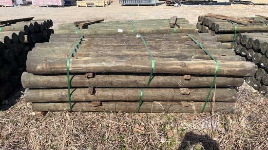 28 6in x 8ft Treated Wooden Post