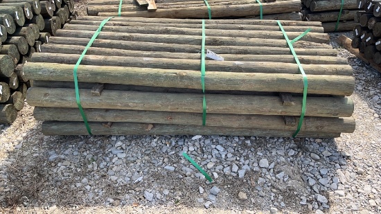 36 4in x 7ft Treated Wooden Post