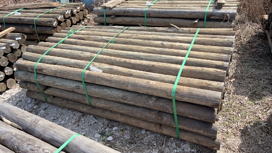 36 4in x 7ft Treated Wooden Post