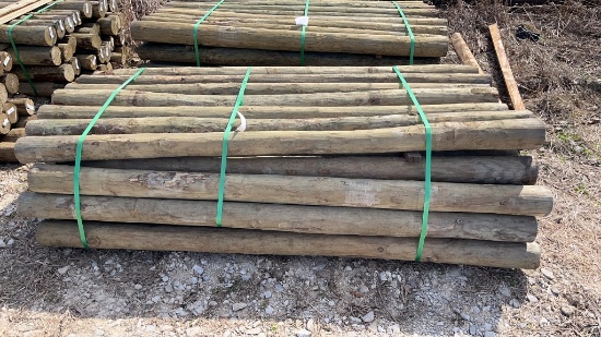 36 4in x 7ft Treated Wooden Post