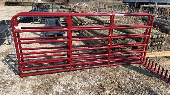 Tarter Red 10’ 7 Bar Gate