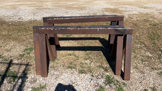 4 Steel Saw Horses