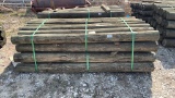 28 6in x 8ft Treated Wooden Post