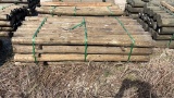 36 4in x 7ft Treated Wooden Post