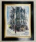 Signed Silverman O/B NY Street Scene 1955