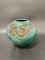 Vintage Butterfly Vase Raku Robin Duke Rogers