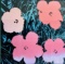 Andy Warhol Vintage Pop Art Poster of Pansies