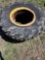 Pair of Tires with cut out centers
