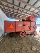Vintage Antique Combine,  72 Allis Chalmers
