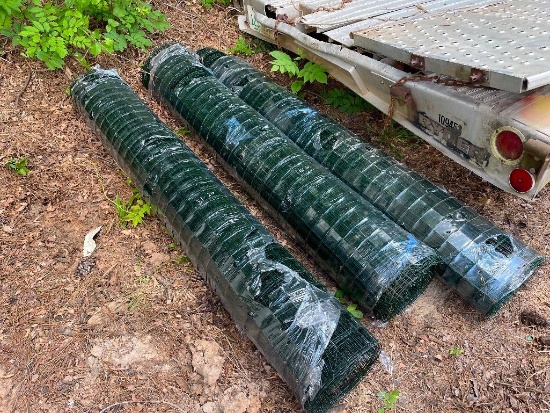 QTY. OF (3) WIRE MESH ROLLS (UNUSED)...