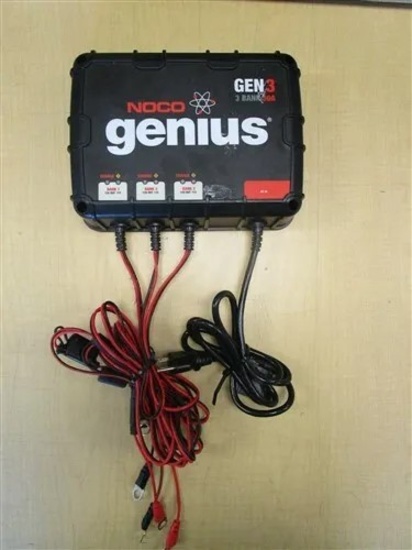 Noco Genius Gen 3 marine Boat Battery Charger 3 Bank 30 AMP