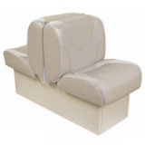 Overton's deluxe back to back lounge pontoon boat seat, part # 742295 / B2B-DELX-8-SAND