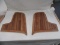 Scout 350 LXF set of (2) teakwood swim platform, part #DH1122 marine boat