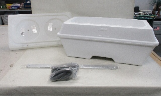 Moeller 72 quart marine boat swing back cooler / livewell seat, part # ST2200