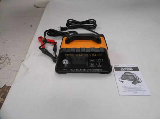 Wegan Tech 15 amp marine boat intelligent battery charger, part # 7407