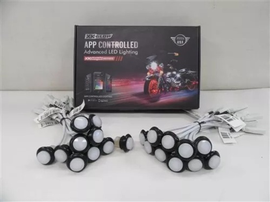 XK Glow App Controlled Advanced LED Motorcycle Lighting set of (20), part # XK4PBOATPOD