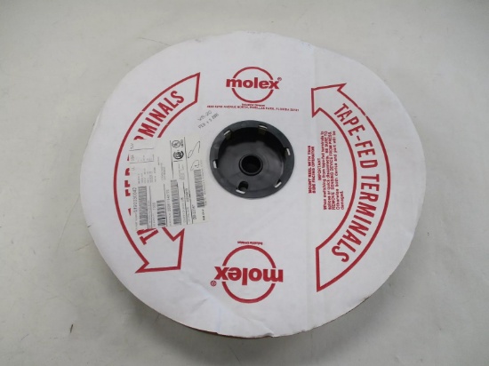 Mylar terminals (qty 1000) of Molex quick disconnect 14-16 gauge connector, part # 0190030042.