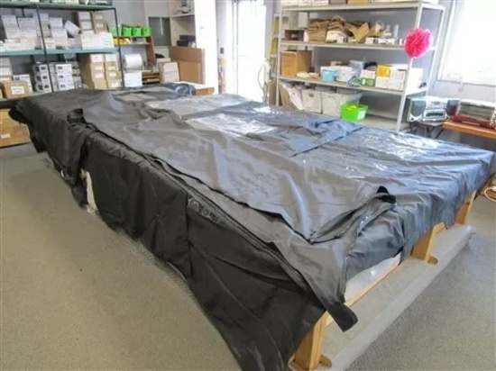 Berkshire 250 E STS marine boat enclosure kit set of (8),  It is black in color