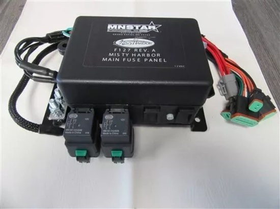 Mnstar Misty Harbor pontoon main fuse panel, part # RGB F127 marine boat
