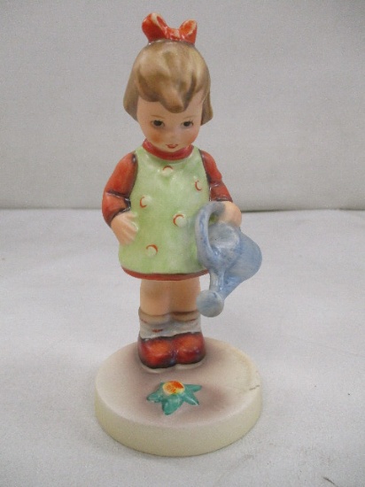 M.J. Hummel Goebel Little Gardner Die kleine Gartnerin figurine, part # 74 TMK-6