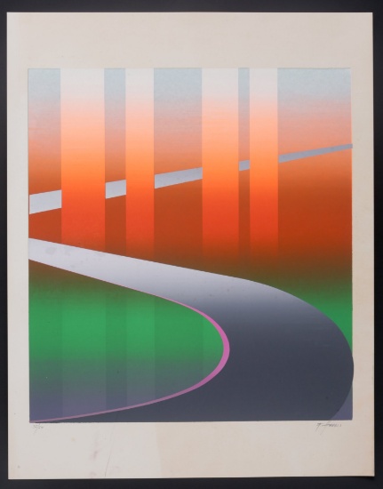 F. Harris Color Lithograph 36/50