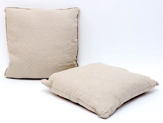 Ultra Soft Belgian Linen Beige  Throw Pillows