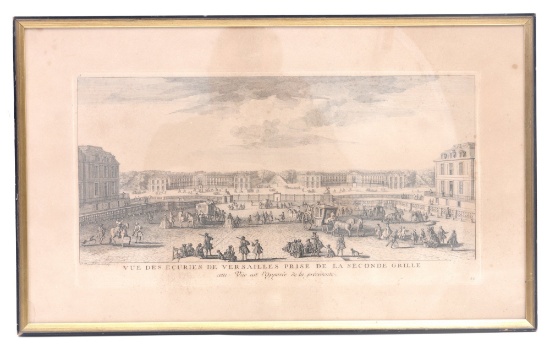 View Of Versailles By French Artist Jean-Baptiste Rigaud