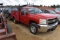 2008 Chevy 2500HD red utility truck