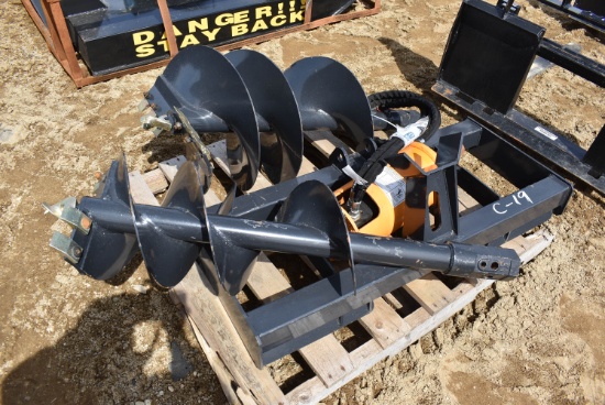 Wolverine skid steer auger attachment
