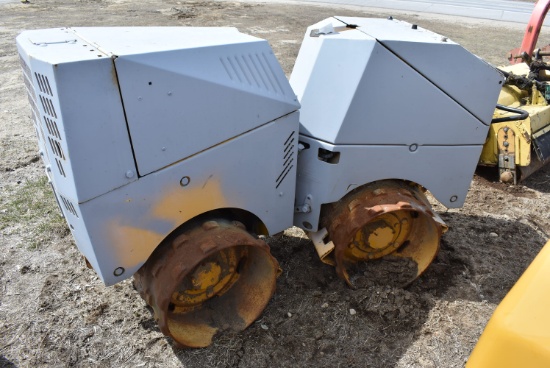 Rammax diesel powered vibratory sheep's foot compactor