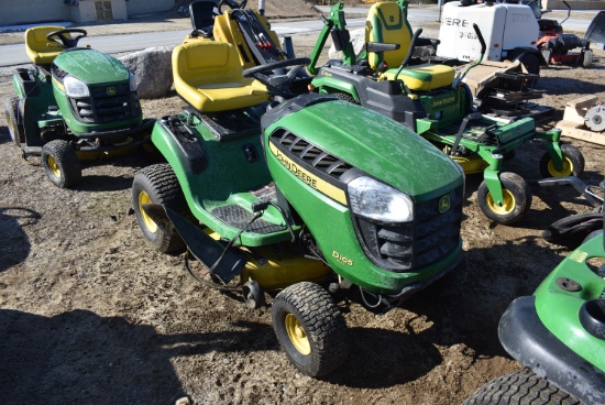 John Deere D105 riding lawn mower