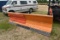 9' plow with skid steer plate attach