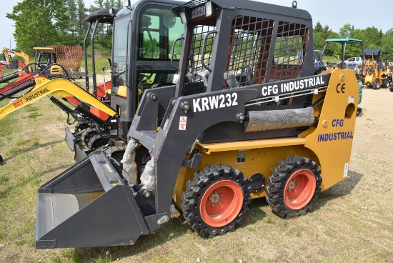 2024 CFG skid steer loader, model #KRW232