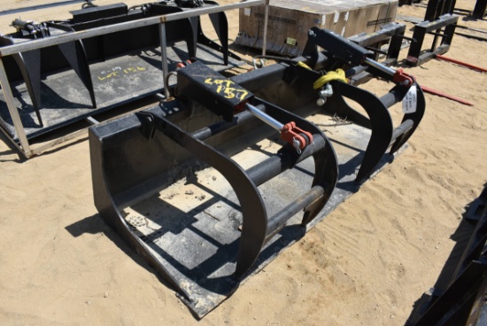 New 72" flat bottom grapple attachment