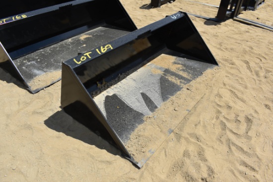 New 60" Swict skid steer bucket attachment