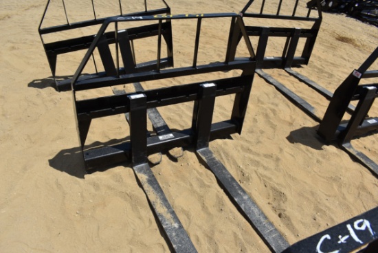 New 48" Kivel 3500lb pallet fork attachment