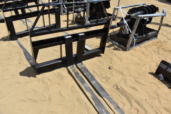 New 48" Kivel 3500lb pallet fork attachment