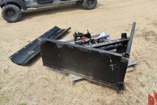 Polaris V plow for ATV, with straight plow