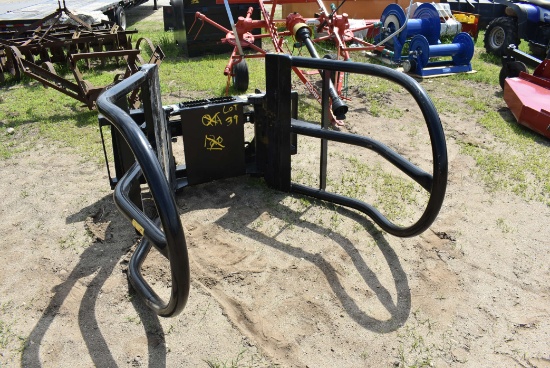 HLA bale squeeze skid steer attachment