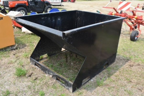 Dumpster skid steer attachment