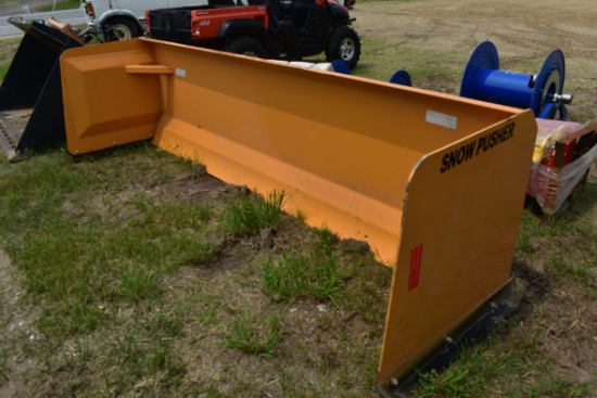 9 1/2' Snow Pusher skid steer attachment