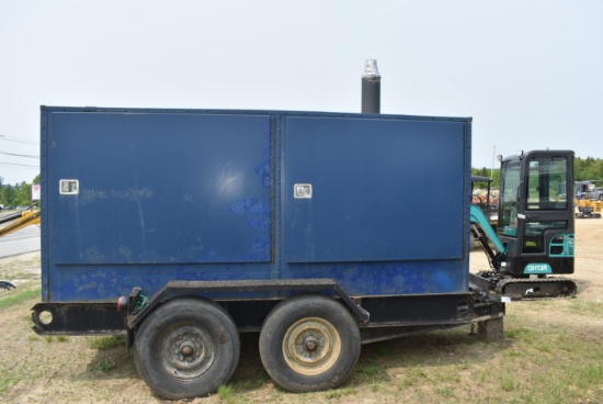 Large tow behind Caterpillar diesel generator